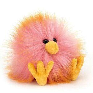 Jellycat CRAZY CHICK  pink  yellow RETIRED pre-loved collect HTF Easter bird